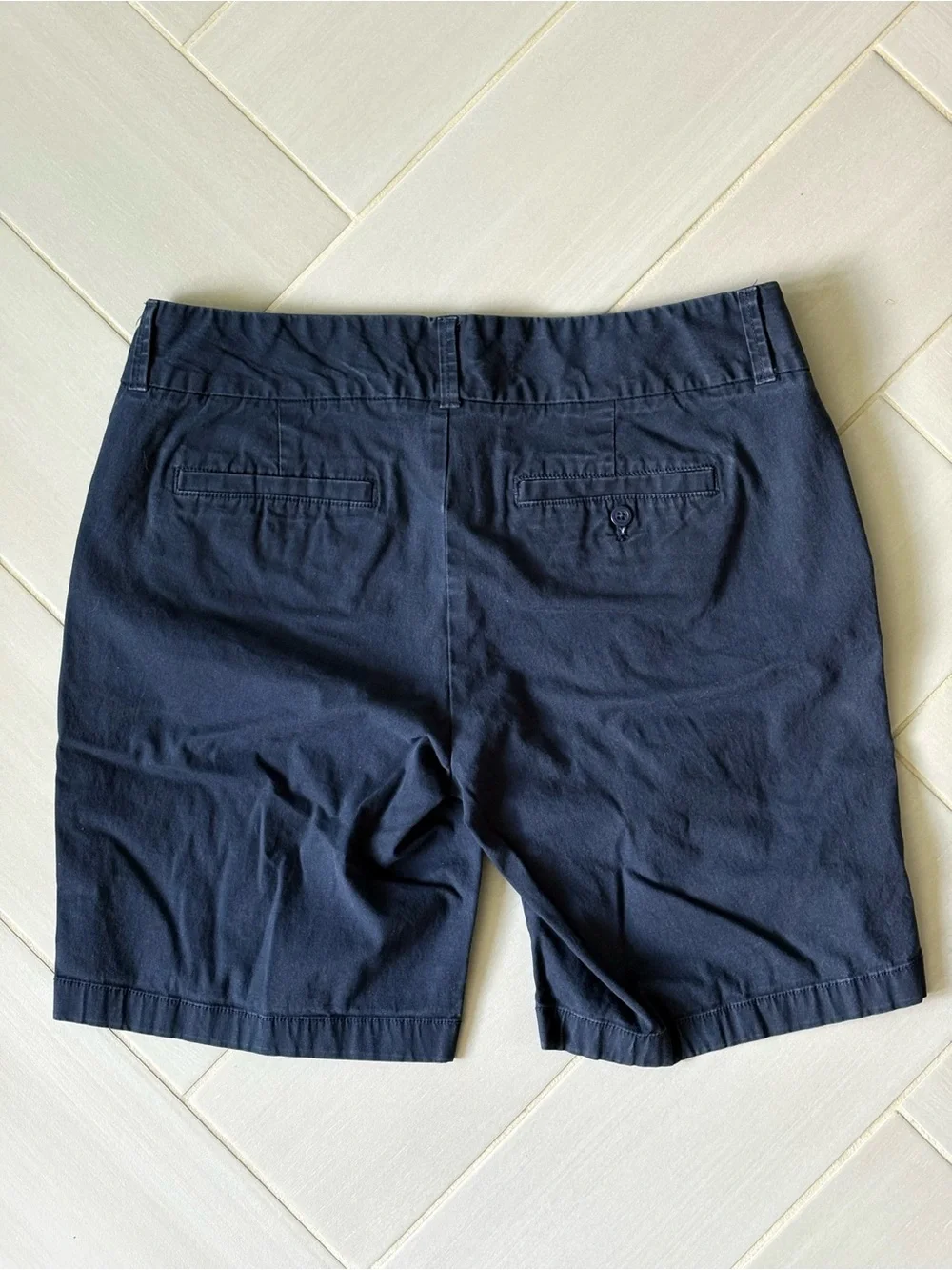 J. Crew Frankie Navy Cotton Blend Women's Bermuda Shorts